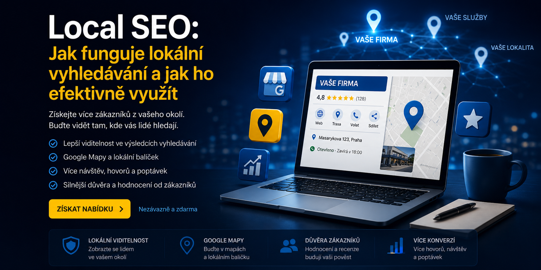 Local SEO: Jak funguje lokální vyhledávání a jak ho efektivně využít
